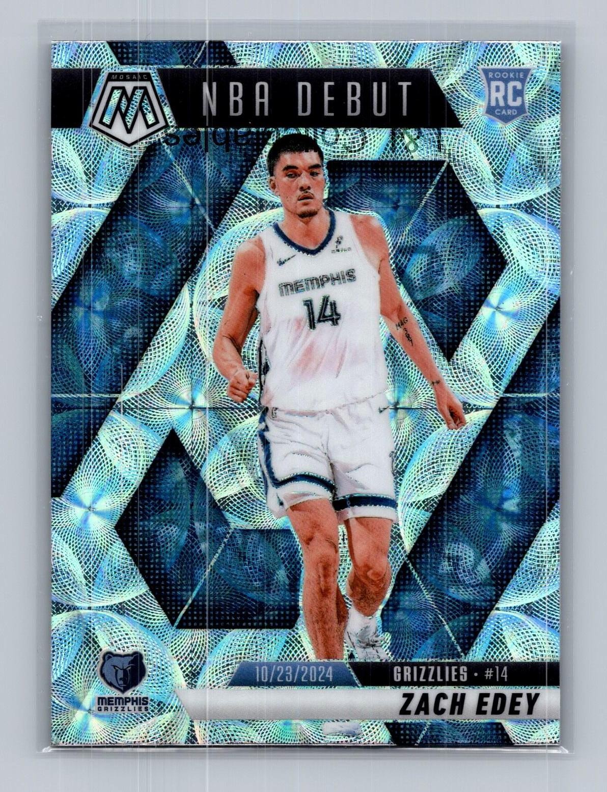 2024-25 Panini Mosaic #251 Zach Edey International Mosaic