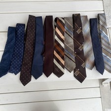 Lot Of 11 Vintage Neckties Made In Usa