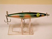 Señuelo vintage Herters Dying Flutter Perch 3 3/4" sonajero crankbait