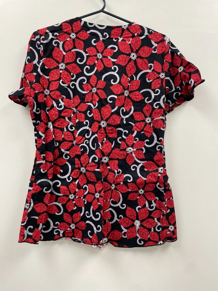 White Cross Women’s Scrub Top Size Small - Image 2 of 4