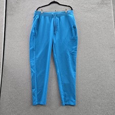 Mandala Women Scrub Pants L Blue Equa-Tek Technology 26" Inseam