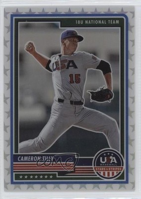 2023 Panini USA Baseball Stars & Stripes White Prizm /99 Cameron Tilly #60 1o5m