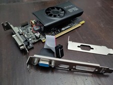 EVGA NVIDIA GeForce GT730 2GB Graphics Card 02G-P3-3733-KR w/ multiple brackets