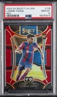 2023-24 PANINI SELECT LA LIGA RED #136 LAMINE YAMAL ROOKIE RC PSA 10
