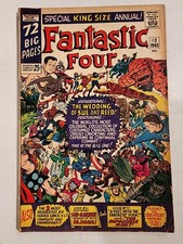 Fantastic Four (1965) Annual #3 Jack Kirby & Stan Lee Wedding Of Sue & Reed