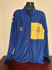 Hummel Men’s Blue Yellow Zip Up Track Jacket Size 3XL Everton 1878 Soccer XXXL