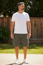 Levi s Carrier Cargo Shorts Men s Size 36 Gray Ripstop Cargo Shorts Preowned