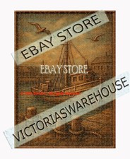 500 piece jigsaw puzzle Boat sunset nautical coastal
