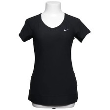 Nike, T-shirt, Größe: M, Dri-Fit, Schwarz, Einfarbig, Damen #eiw