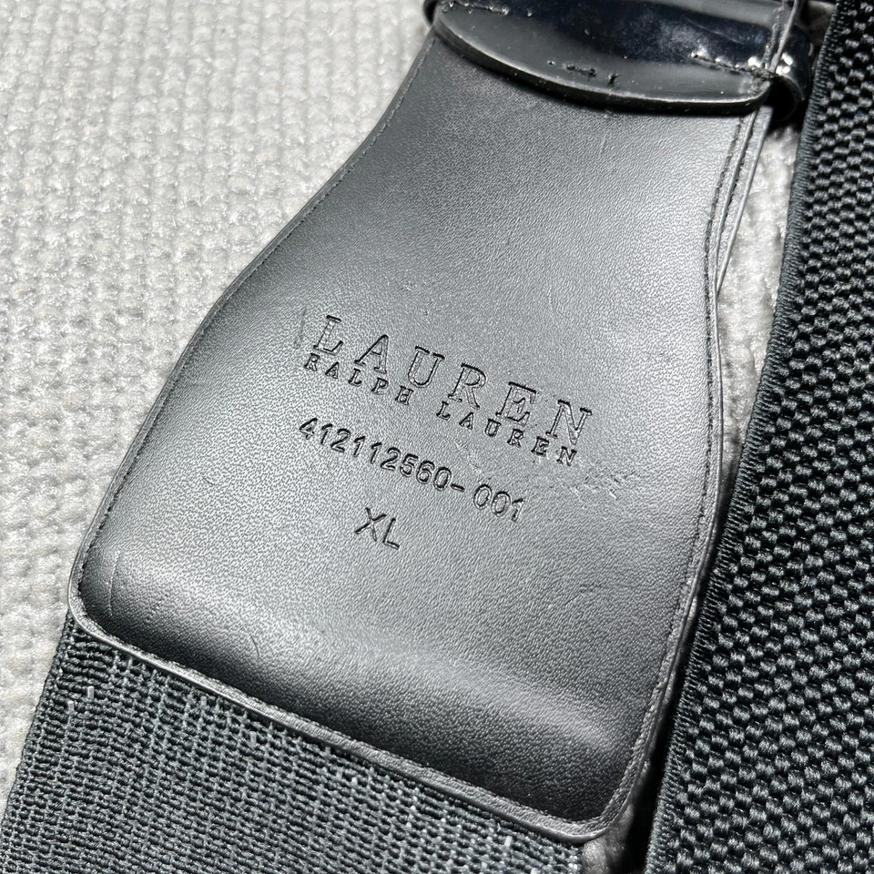 Lauren Ralph Lauren Belt Women Size XL Black Stretch Casual Patent Leather - Image 4 of 4