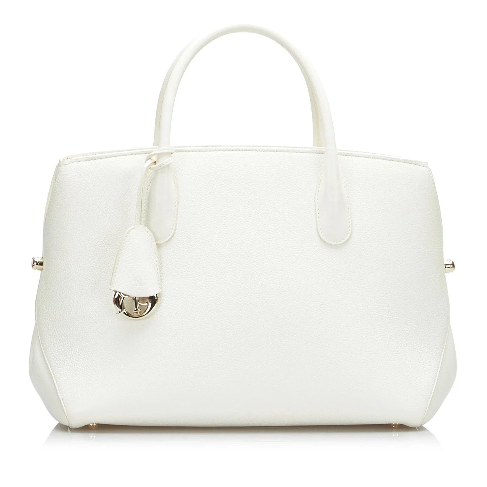 Sac de bar Christian Dior en cuir grainé
