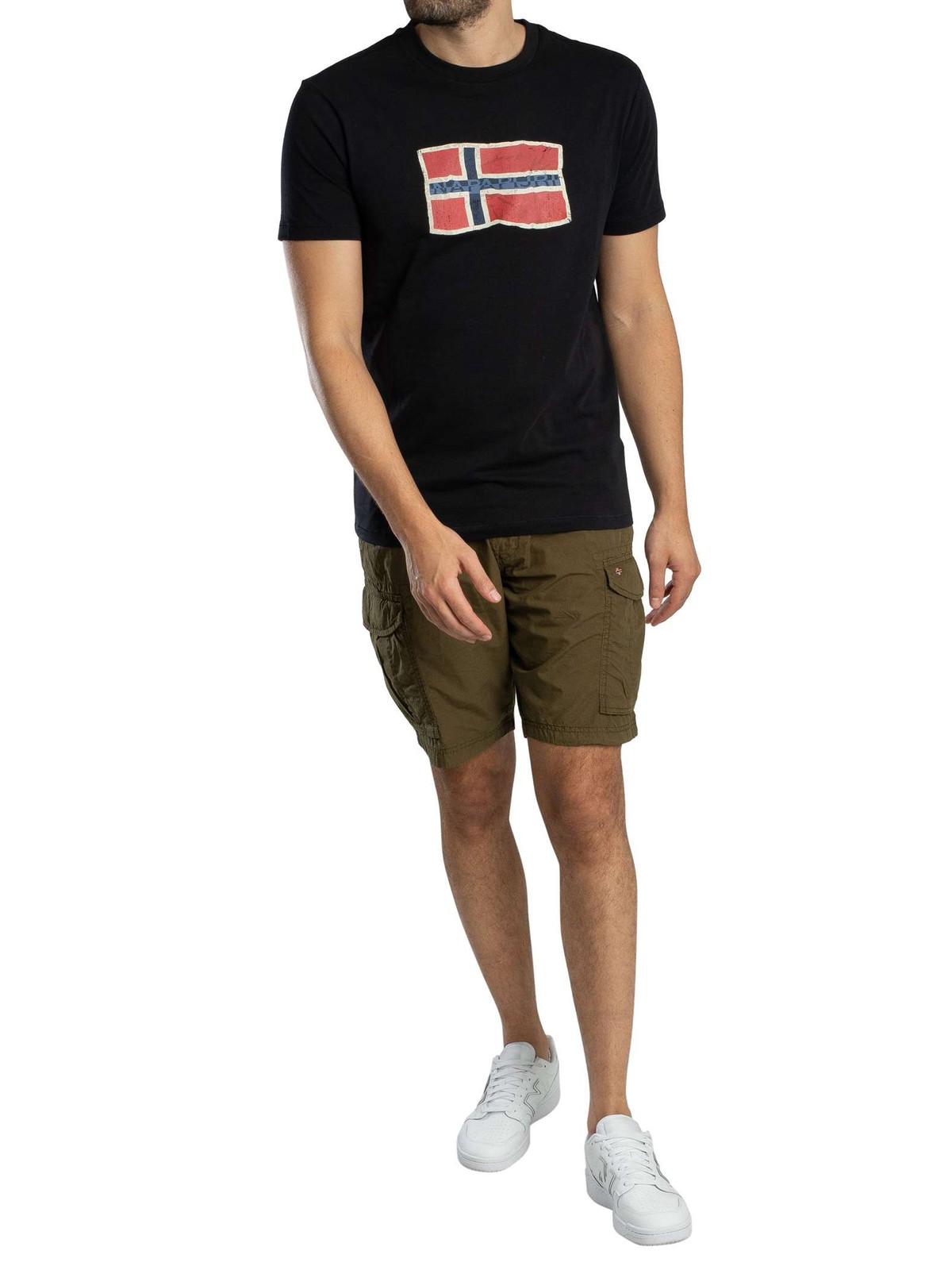 Napapijri Men's Noto 2.0 Cargo Shorts, Green image 6