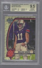 WALKER WHITE 2024 BOWMAN U CHROME SUPERFRACTOR 1ST PROSPECT #D 1/1 BGS 9.5 GEM