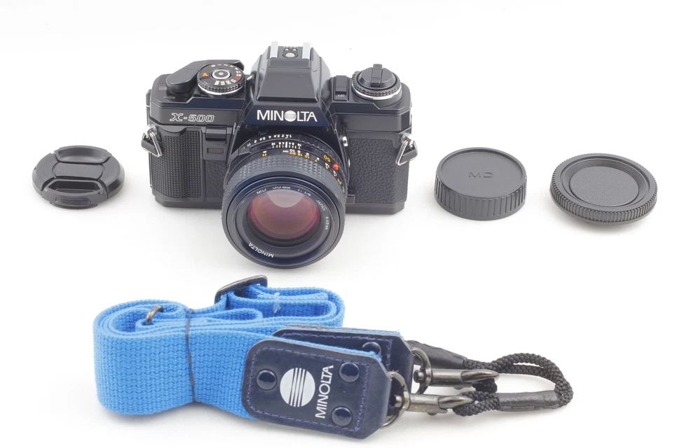 [COMO NUEVA ++] Cámara fotográfica Minolta X-500 35 mm SLR nueva lente MD 50 mm f/1,4 de JAPÓN Foto 2 de 4