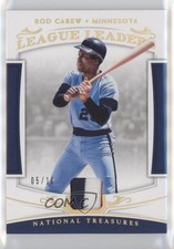 2018 Panini National Treasures League Leaders Holo Gold 5/10 Rod Carew HOF 9su