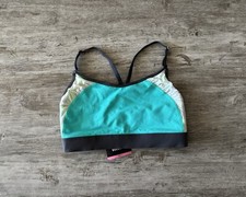 Victoria  s Secret VSX Sports Bra The Player Green Gray Women S NWT Gym Workout