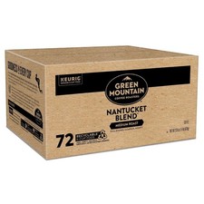 Green Mountain Nantucket Blend Coffee Medium Roast K-Cup Pods 72 Ct BBD 11/2027