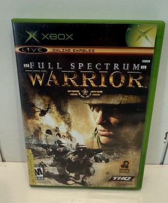 Xbox Live Full Spectrum Warrior With Manual