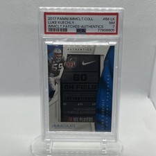 2017 Panini Immaculate Col. Immaculate Patches 2/2 Luke Kuechly Hall of Famer
