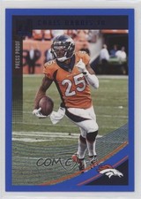 2018 Panini Donruss Press Proof Blue Chris Harris Jr #89 00em