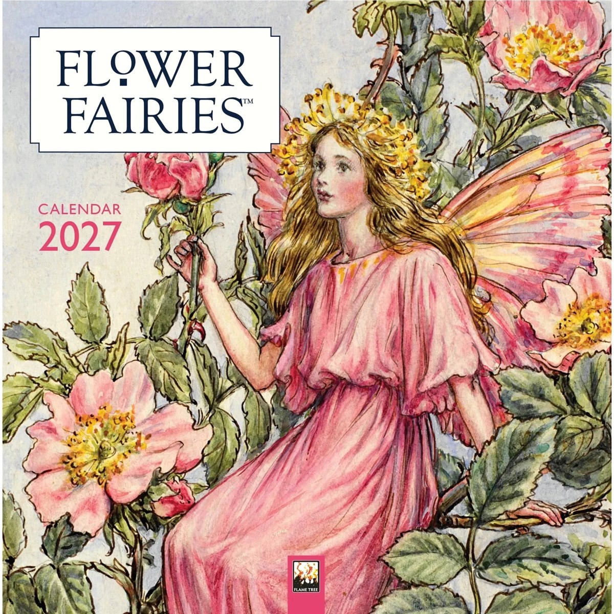 Flower Fairies Mini Wall Calendar 2027 (Art Calendar) Flame Tree Studio - Image 3