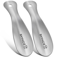 Shoe Horn Small, Small Shoehorn Metal, Mini Stainless Steel Travel School Opener...