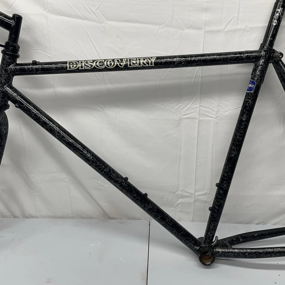 Juego de cuadro Fuji Discovery Ultratrac 19,5" Splatter 26 MTB con vástago y poste Ritchey Foto 3 de 4