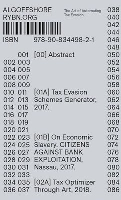 rybn.org - ALGOFFSHORE   The Art of Automating Tax Evasion - Paperback - G245z