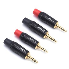 3Pole 3.5mm Stereo Headphone Jack Male Plug Repair Replacement Solder Adapter...