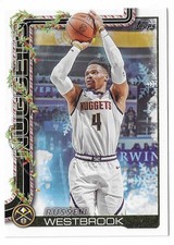2025-26 Topps Holiday Basketball Russell Westbrook Card #H81 Denver Nuggets MVP