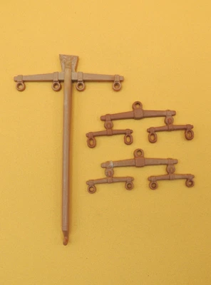 PLAYMOBIL - Attelage Chariot Attaches Chevaux - Lot 3 Pièces de Remplacement - Photo 1/4