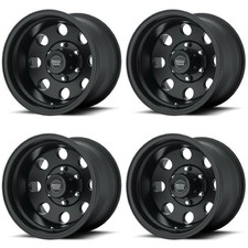 Set 4 American Racing Ar172 Baja 16x8 5x5.5 Satin Black Wheels 16 0mm Rims