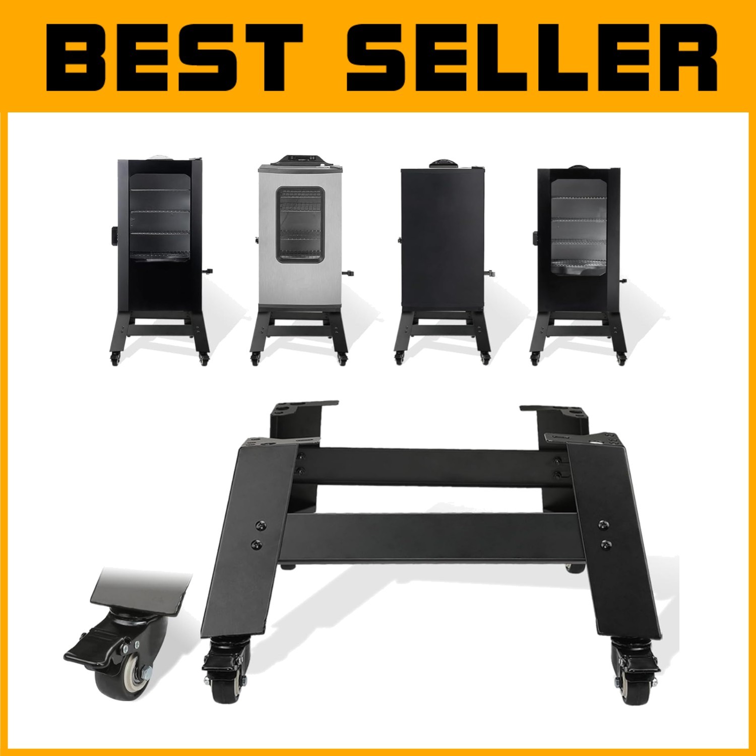 Universal Electric Smoker Stand with Wheels