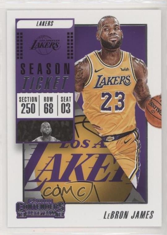 2018-19 Panini Contenders LeBron James #30