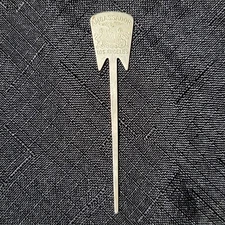 Ambassador Hotel Los Angeles CA Vintage Metal Drink Food Cocktail Olive Pick