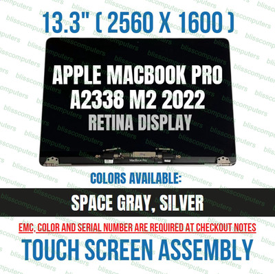 13.3'' Apple MacBook Pro 13.3'' M2 MNEH3LL/A 2022 EMC 8162 Retina LCD Display