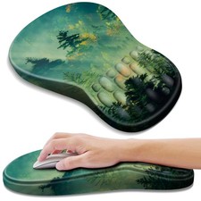YIWEI Ergonomic Mouse Pad with Wrist Rest - Comfortable Office Mousepad with ...