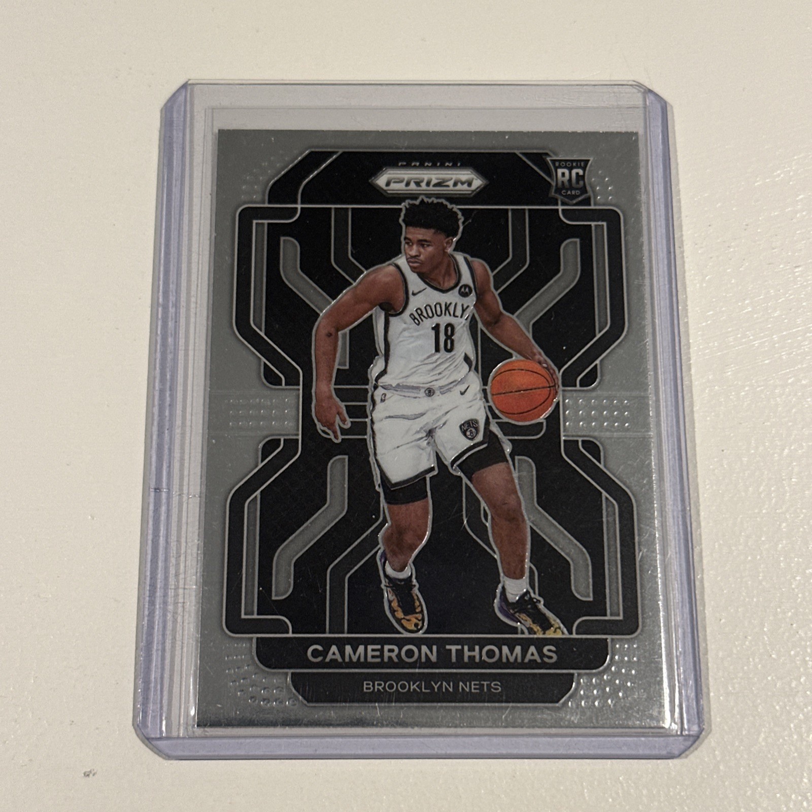 2021-22 Panini Prizm Cameron Thomas Base Prizm Rookie #297 Brooklyn Nets RC