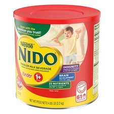 Nestl NIDO Kinder 1 Toddler Powdered Milk Beverage Can 2.2 kg, 64 Serv