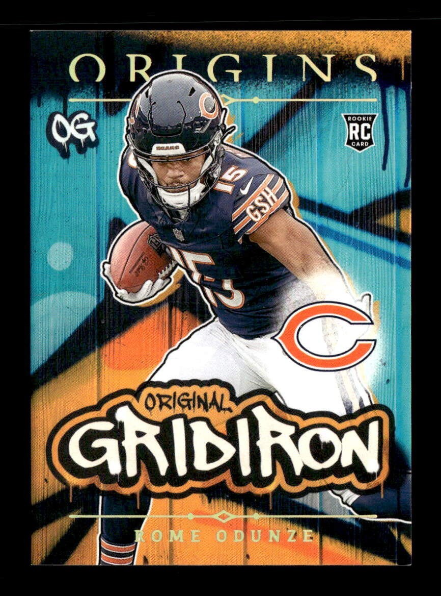 2024 Origins #2 Rome Odunze (RC) Original Gridiron NM Football Card