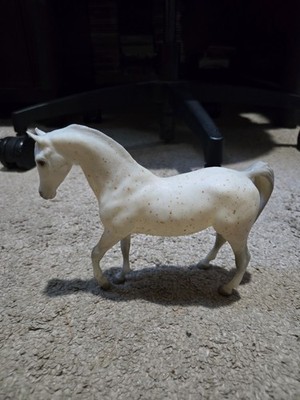 Vintage Breyer Johar Arabian Stallion Flea Bitten Coat Horse - 7 Inches tall