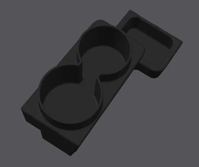 Portavasos doble Mercedes Benz 190E W201 | 1982-1993 | Almacenamiento | Duradero Foto 3 de 3