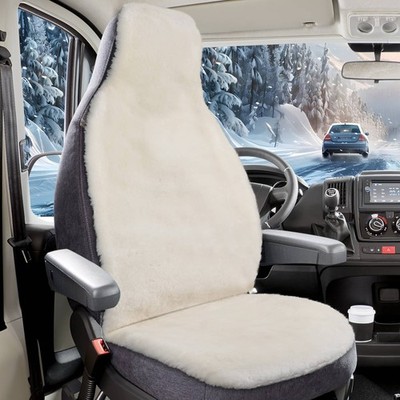Lammfell Wohnmobil Sitzauflage Sitzbezug für Roller Team Ford Kronos TI