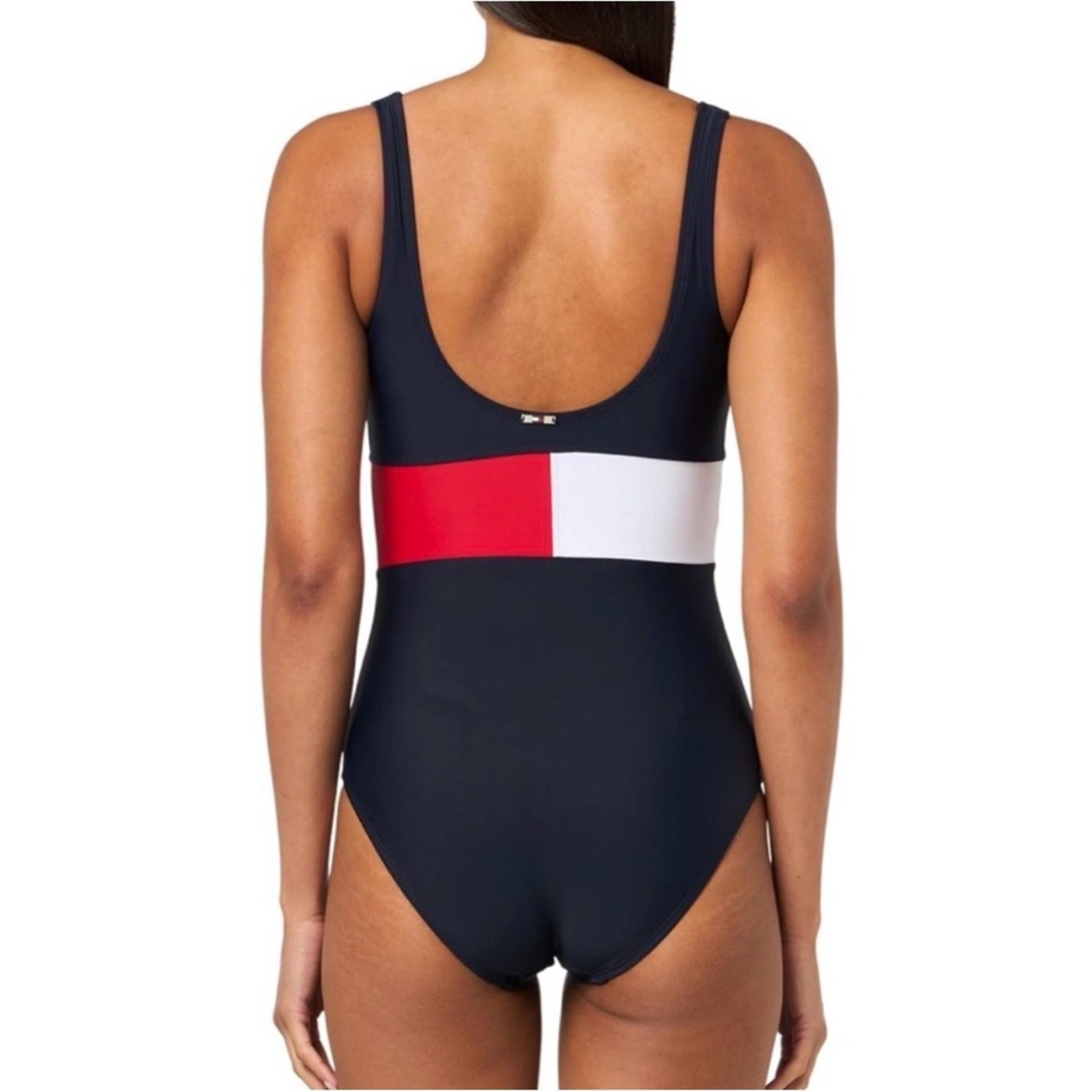 NWT Tommy Hilfiger Essential Colorblock Swimsuit Medium image 2