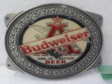 2010 Lmt Ed. Budweiser King of Bottled Beer Belt Buckle Fits up to 1.5" Belt