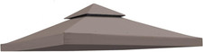 Upgraded 10'X10' Replacement Canopy Top Cover Only for Gazebo Tent, Double Tiere