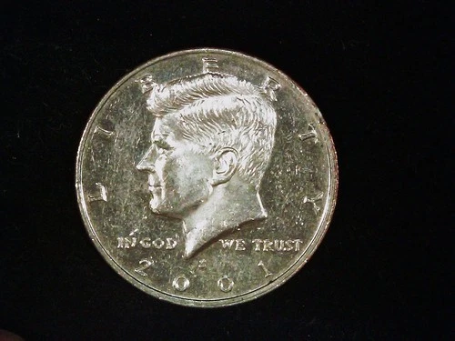 2001-S Proof Kennedy Half Dollar (clad), Circulated (1). Free Shipping!