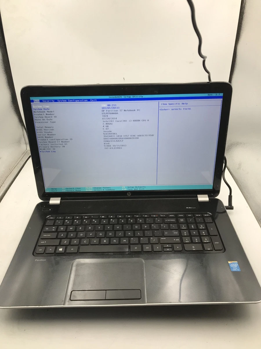 Hp Pavilion 17 Notebook for sale - eBay