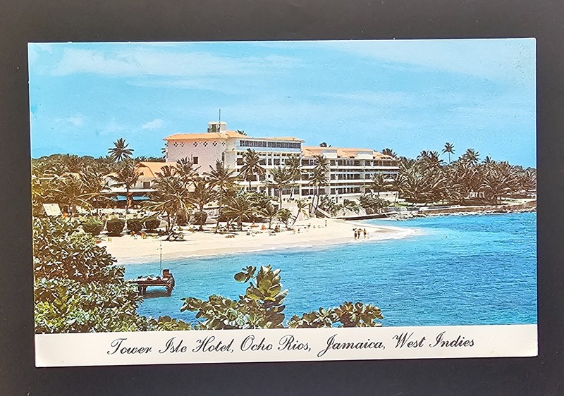 JAMAICA Postcard Tower Isle Hotel Ocho Rios Jamaica West Indies Coconut Trees