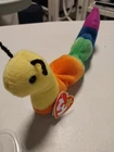 Ty Beanie Babies Inch the Inchworm Plush 1995 Vintage MWMT